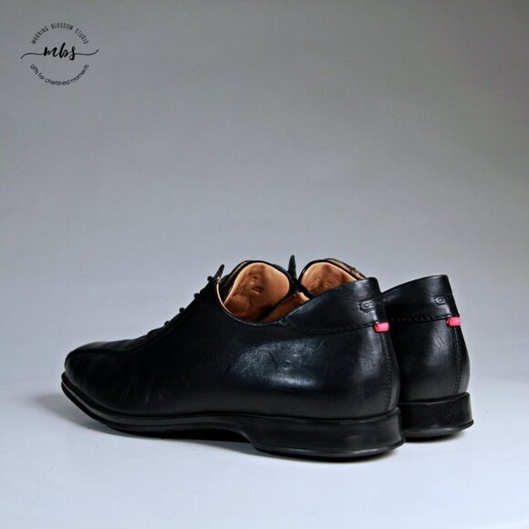 Coach‎ Corwin Stitched Italian Leather Lace Up Oxfords Black Men 12 main image 9